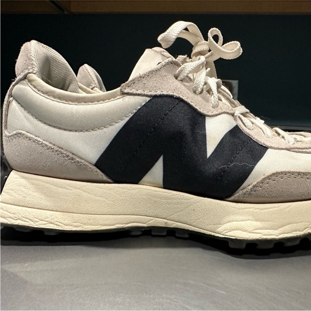 New Balance Black and White Logo Tag